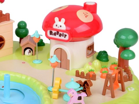 Interaktywny Magnetyczny Domek z Ruchomymi Elementami