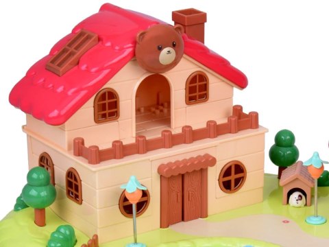 Interaktywny Magnetyczny Domek z Ruchomymi Elementami