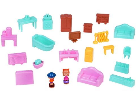 Interaktywny Magnetyczny Domek z Ruchomymi Elementami