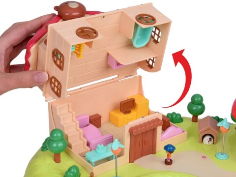 Interaktywny Magnetyczny Domek z Ruchomymi Elementami