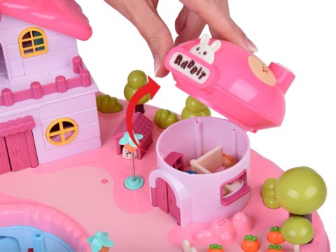 Interaktywny Magnetyczny Domek z Ruchomymi Elementami