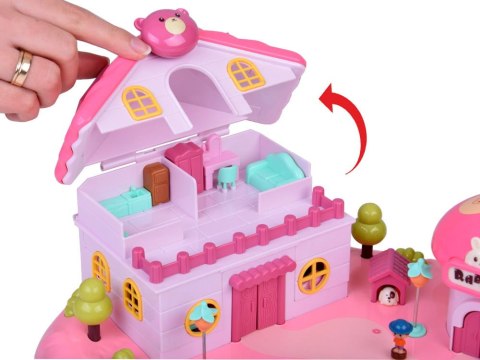 Interaktywny Magnetyczny Domek z Ruchomymi Elementami