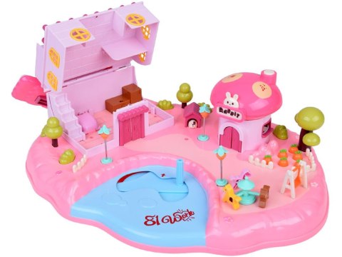 Interaktywny Magnetyczny Domek z Ruchomymi Elementami