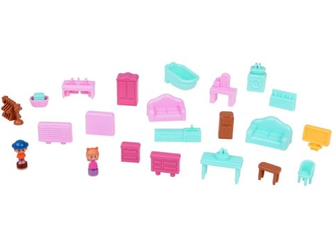 Interaktywny Magnetyczny Domek z Ruchomymi Elementami