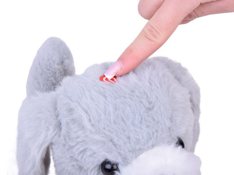 Interaktywny pluszowy Piesek CHARLIE Chodzi Szczeka Skomle + pilot