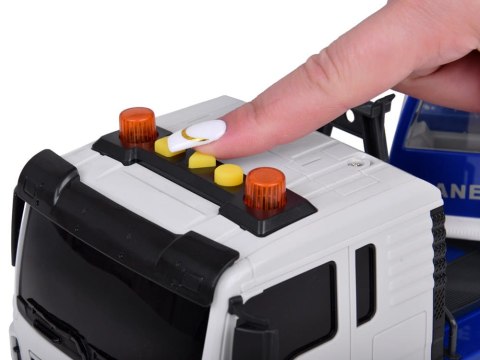 Obrotowy DŹWIG Auto Budowlane Ruchome ramię + Dźwięk + Światło