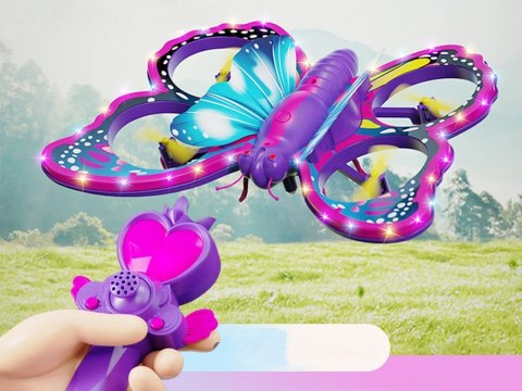 Bajecznie kolorowy Motyl Dron sterowany za pomocą Magicznej Różdżki