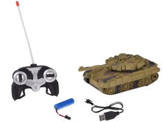 Czołg RC na Pilota Obracana Wieżyczka Światła Realistyczne dźwięki