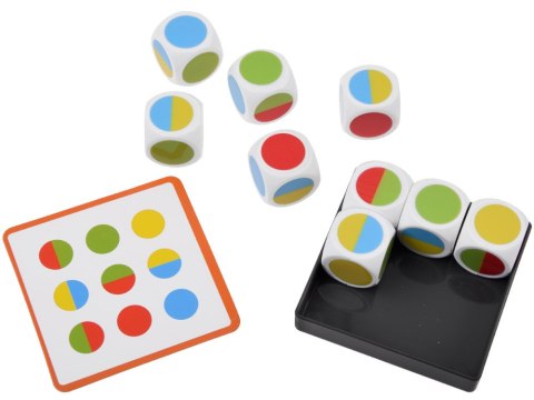 Gra układanka na spostrzegawczość koncentracja kolorowe wzory