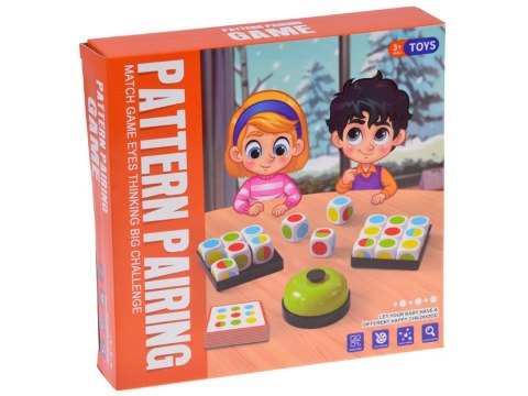 Gra układanka na spostrzegawczość koncentracja kolorowe wzory