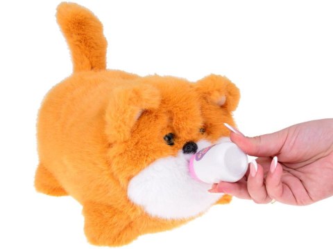 Interaktywny piesek rudy PULPET - szczeka i rusza oczkami + nagrywa