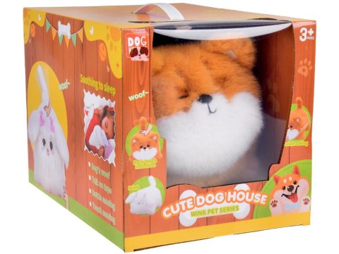 Interaktywny piesek rudy PULPET - szczeka i rusza oczkami + nagrywa