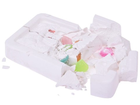 Mały archeolog wykopaliska kamienie fluorescencyjne szukanie skarbu