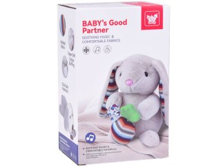 Pluszowy króliczek pozytywka przytulanka maskotka kołysanka