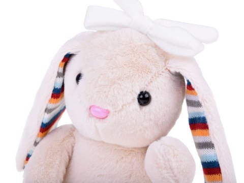 Pluszowy króliczek pozytywka przytulanka maskotka kołysanka