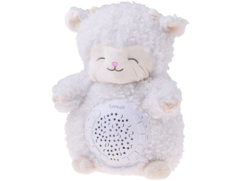 Projektor gwiazd Mięciutka OWIECZKA - 20 różnych kołysanek + dźwięki