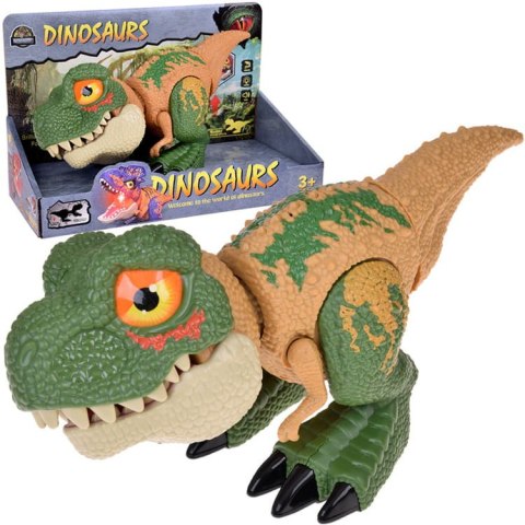 Ruchomy DINOZAUR Tyranozaur Rex Dźwięk + światło