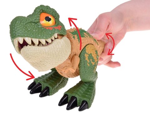 Ruchomy DINOZAUR Tyranozaur Rex Dźwięk + światło