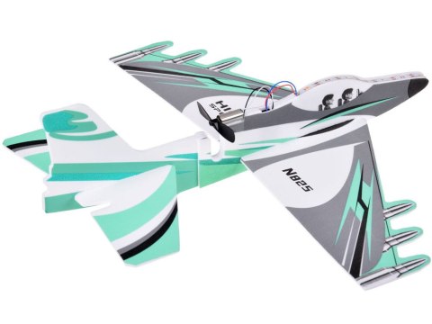 Składany lekki samolot z pianki lata świeci LED śmigło ładownie USB