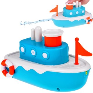 Statek do kąpieli dla dzieci pływający nakręcany chlapie wodą