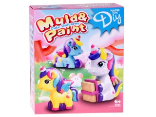 Zestaw kreatywny Zrób to sam - uformuj i wymaluj GIPSOWE jednorożce