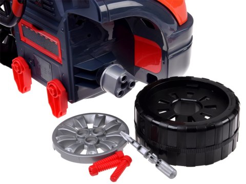 Zestaw mechanika: Ruchomy WARSZTAT SAMOCHODOWY + światło i dźwięk