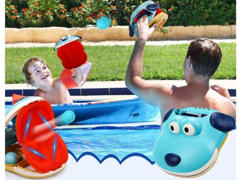 Zestaw sportowy - gra zręcznościowa Wyrzutnia + 4 piłki