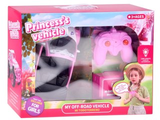 Autko dla lalki Różowy Samochód Cabrio z pilotem dla dziewczynek