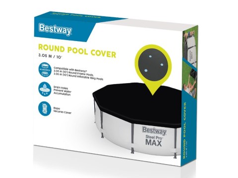 Bestway Pokrywa na basen stelażowy 305cm 58036