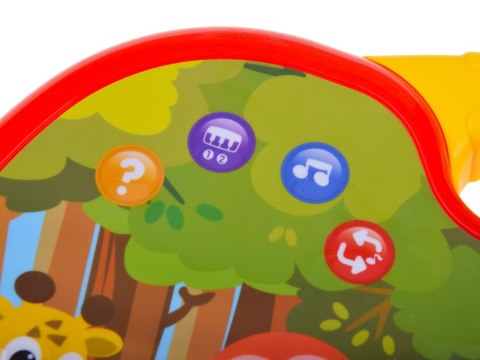 Edukacyjne interaktywne organki ze zwierzątkami odgłosy melodie