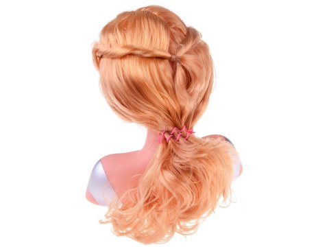 Głowa do czesania 20 cm LALKA BLONDYNKA z akcesoriami fryzjerskimi
