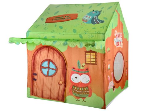 Kolorowy namiot DOMEK dla dzieci "Leśni przyjaciele" + torba