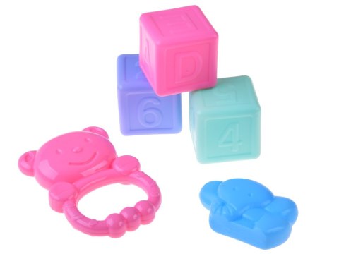 Lalka BOBAS interaktywna 46cm - w liliowej sukience + akcesoria