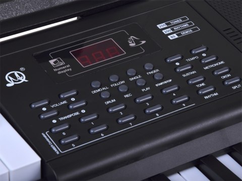 Organy KEYBOARD 61-klawiszy z funkcją podziału SPLIT + mikrofon