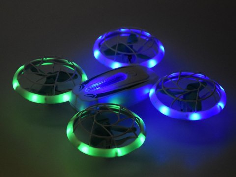 Quadcopter Led Dron efektowne Oświetlenie Super Akrobacje + pilot