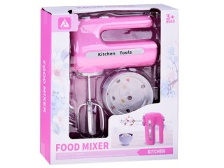 Różowy interaktywny MIKSER z dwoma końcówkami Robot kuchenny + miska