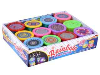 Sprężynka tęczowa DISCO 2w1 - Kolorowe oświetlenie LED i projektor