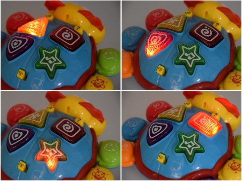 Uciekający robaczek interaktywna zabawka do raczkowania melodie