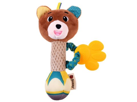 Urocza Grzechotka Gryzak maskotka Zwierzątko dla dziecka