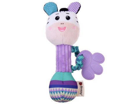 Urocza Grzechotka Gryzak maskotka Zwierzątko dla dziecka