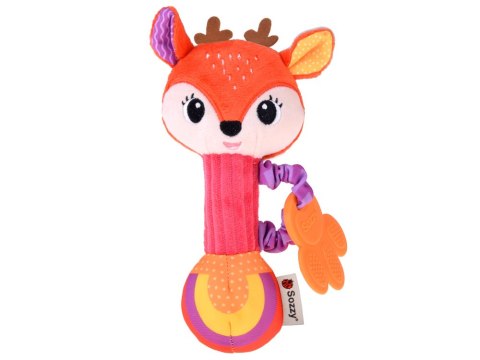 Urocza Grzechotka Gryzak maskotka Zwierzątko dla dziecka