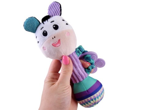 Urocza Grzechotka Gryzak maskotka Zwierzątko dla dziecka