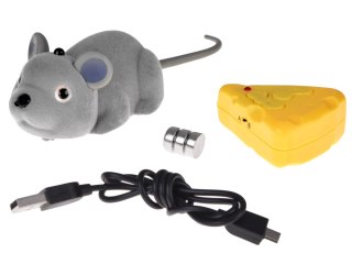 Urocza Myszka na pilota z czujnikiem sensorycznym zabawka dla kota