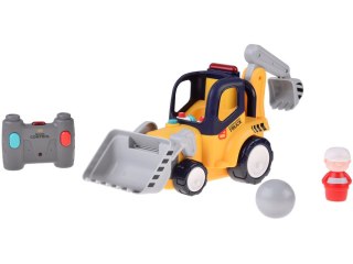 Zdalnie sterowane auto budowlane SPYCHACZ-KOPARKA Dźwięk + światła