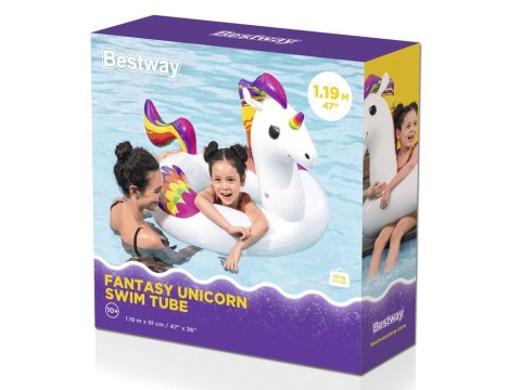Bestway Dmuchane duże koło do pływania JEDNOROŻEC 119cm 36159