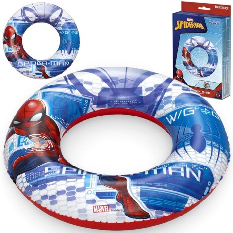 Bestway Dmuchane koło do pływania dla dzieci Marvel Spiderman 56cm 98003