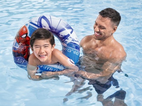 Bestway Dmuchane koło do pływania dla dzieci Marvel Spiderman 56cm 98003