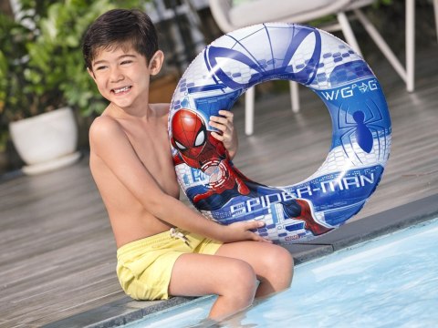 Bestway Dmuchane koło do pływania dla dzieci Marvel Spiderman 56cm 98003