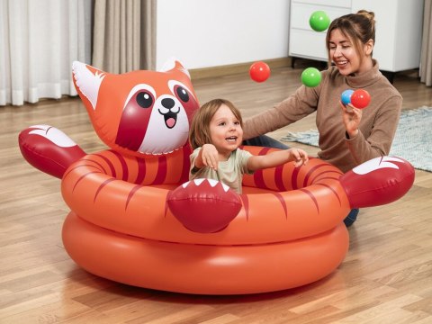 Bestway Suchy basen z kulkami Czerwona PANDA 107x94cm + 50 kulek 52702