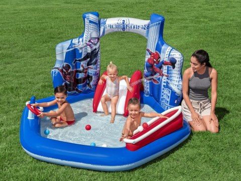 Bestway Wodny plac zabaw - zjeżdżalnia i zraszacz Marvel Spiderman 98793